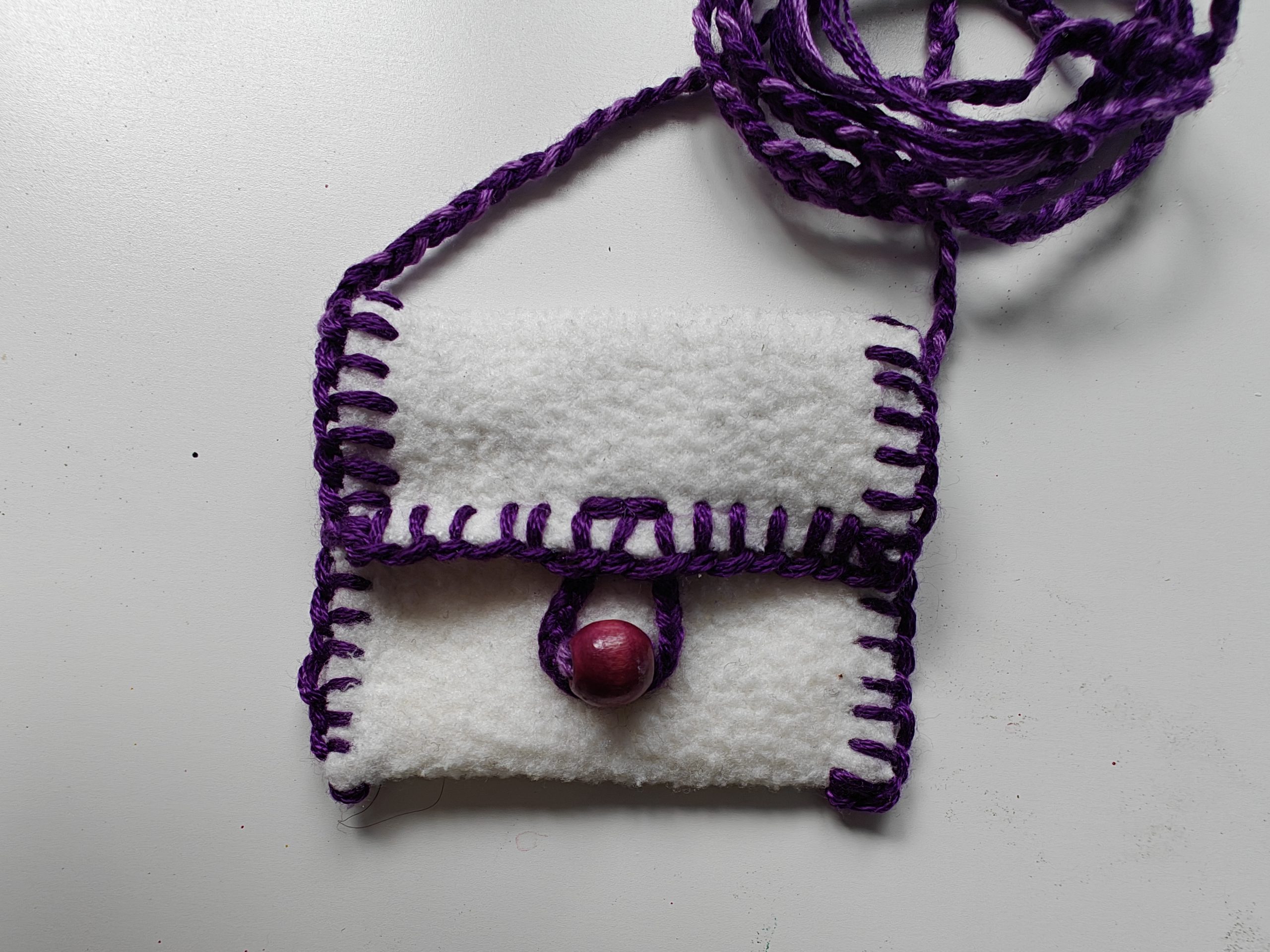 Hand-Sewn Textile Medicine Pouch - Ready to Ship - Image 12