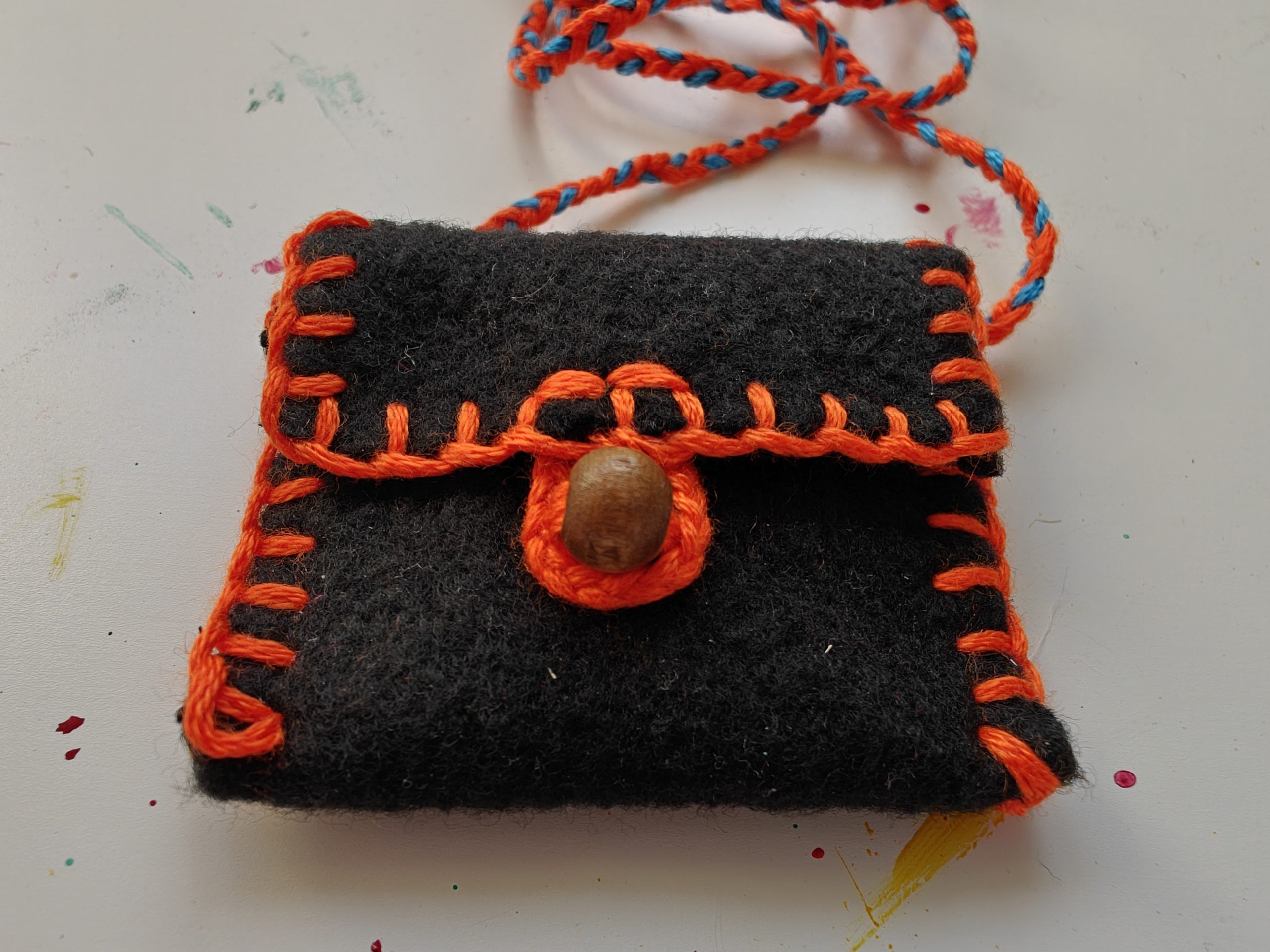 Hand-Sewn Textile Medicine Pouch - Ready to Ship